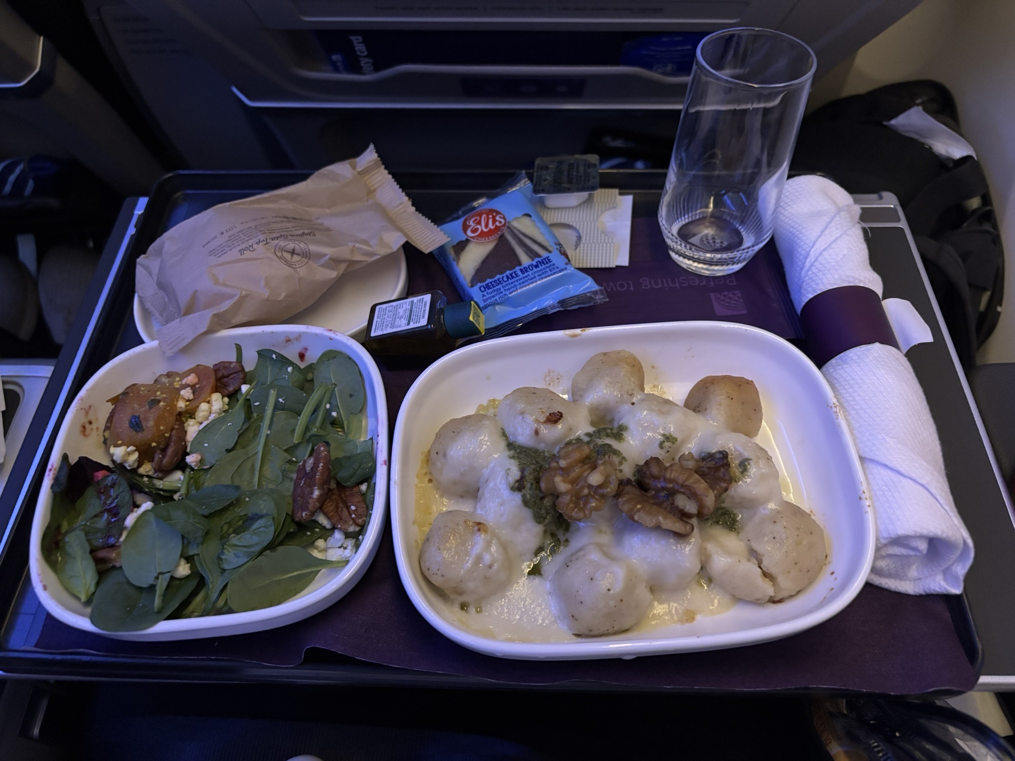 Airplane lunch
