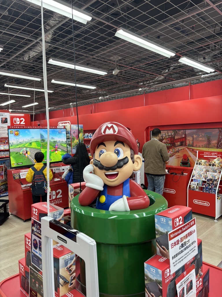 Nintendo section at Yodobashi-Akiba